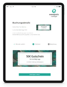 Tablet voucher administration