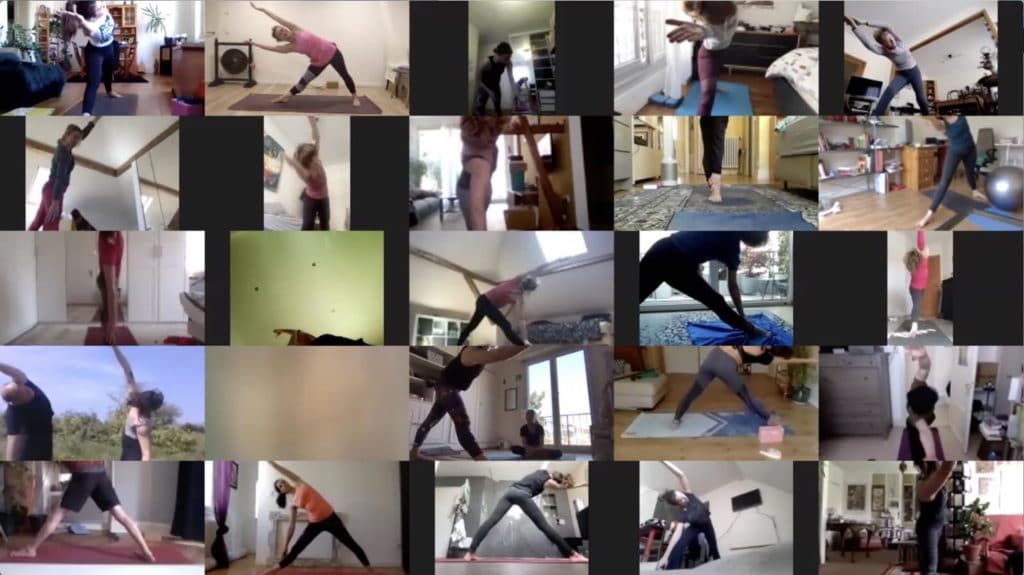 Cours en ligne Zoom Yogamoves