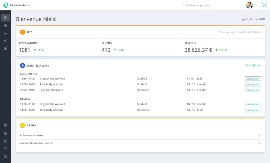 dashboard eversports fr