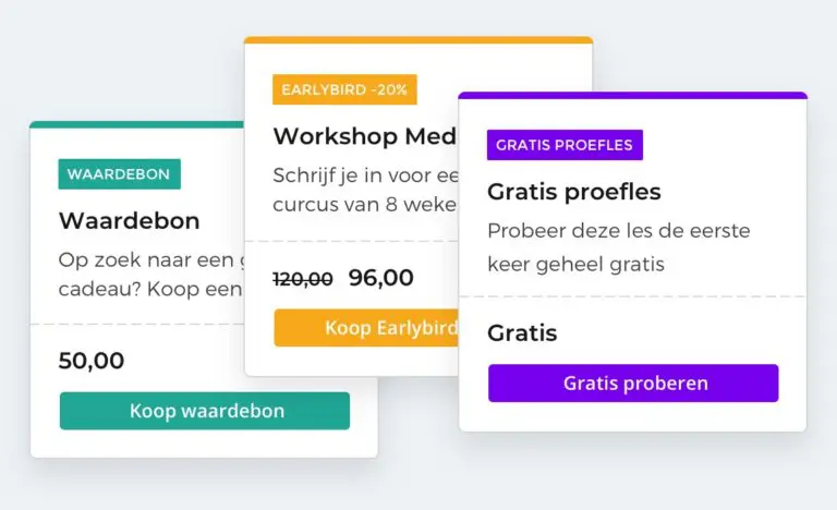 Marketingfuncties Boekingsoftware