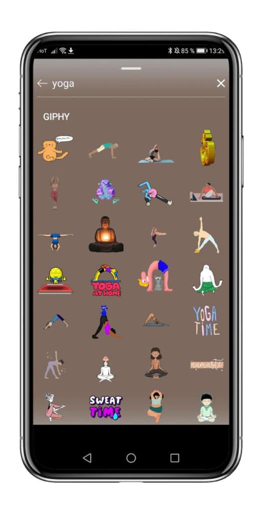 Instagram Stories - GIFS Schritt 2