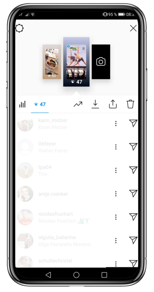 Instagram Stories Performance ansehen