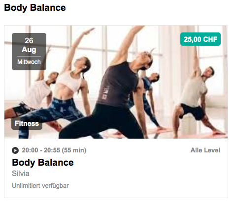Schweizer Fitnessstudios Corona Videothek Bodymotion Fitness