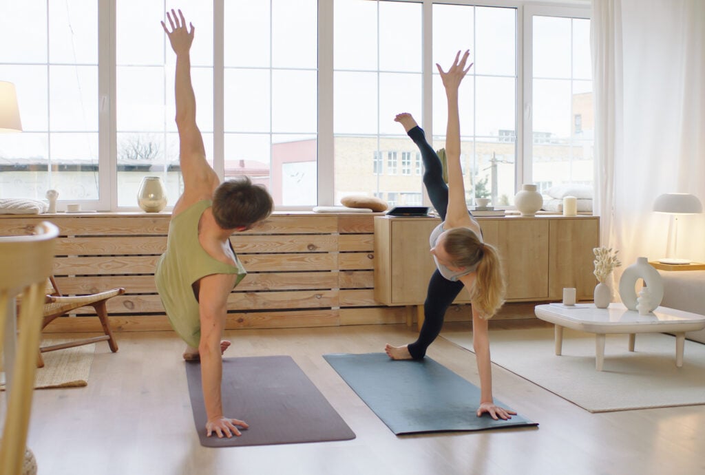 Online Yoga für Zuhause