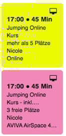 AirFitness Berlin Stundenplan
