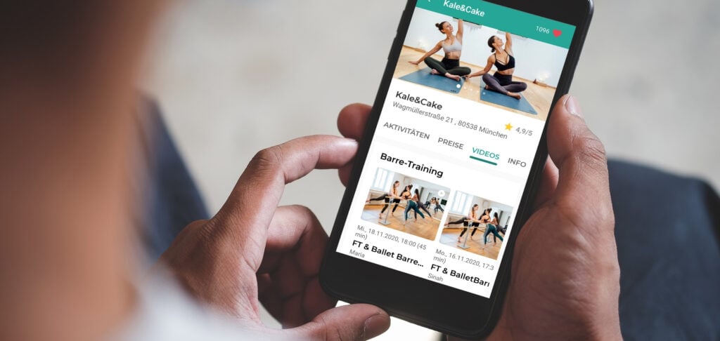 Website mobile Ansicht