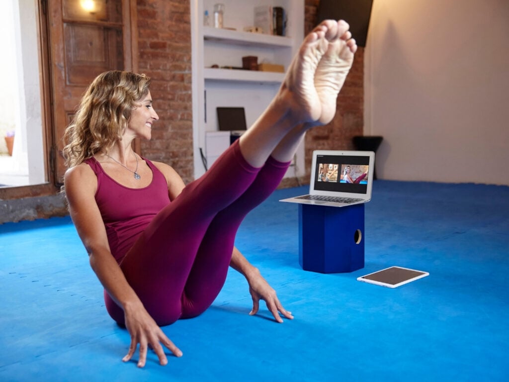 Online Pilates aufzeichnen
