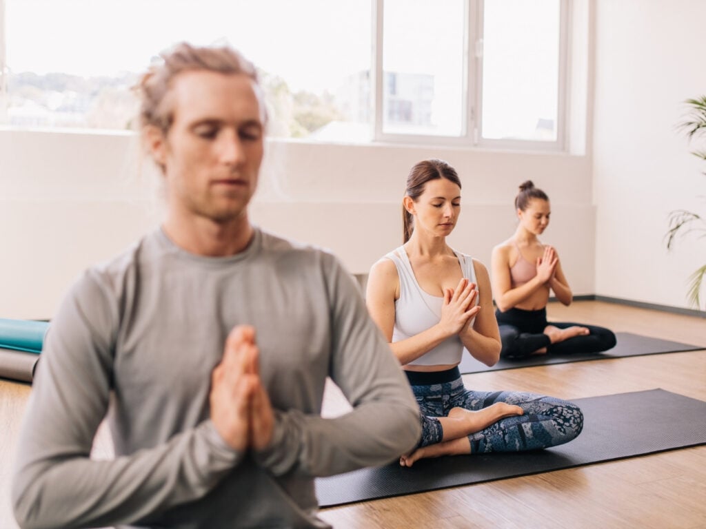 Yoga Studio nach Lockerung der Corona Regeln