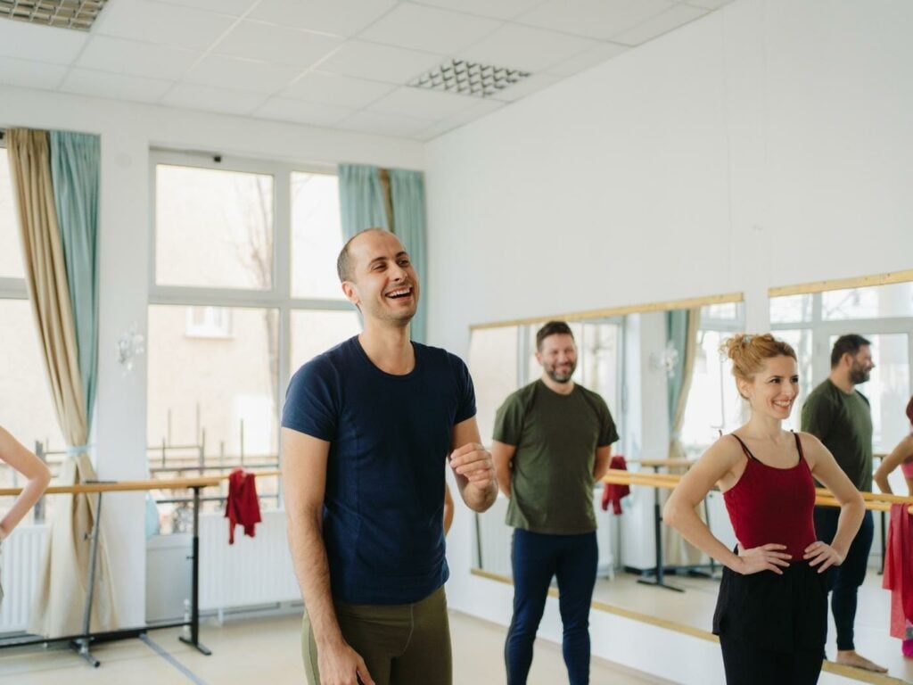 Mitglieder beim Tanz Workout im Studio