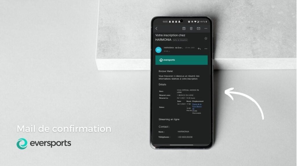 avantage b2c email confirmation eversports