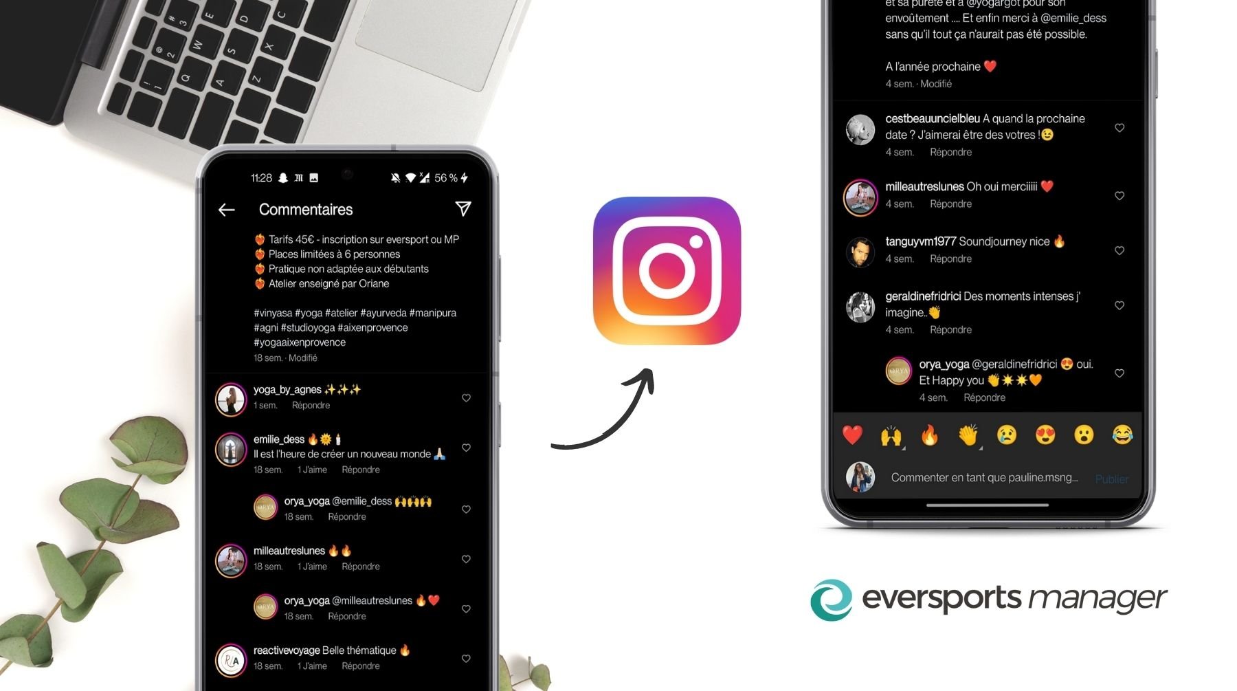obtenir avis client studio sport eversports instagram