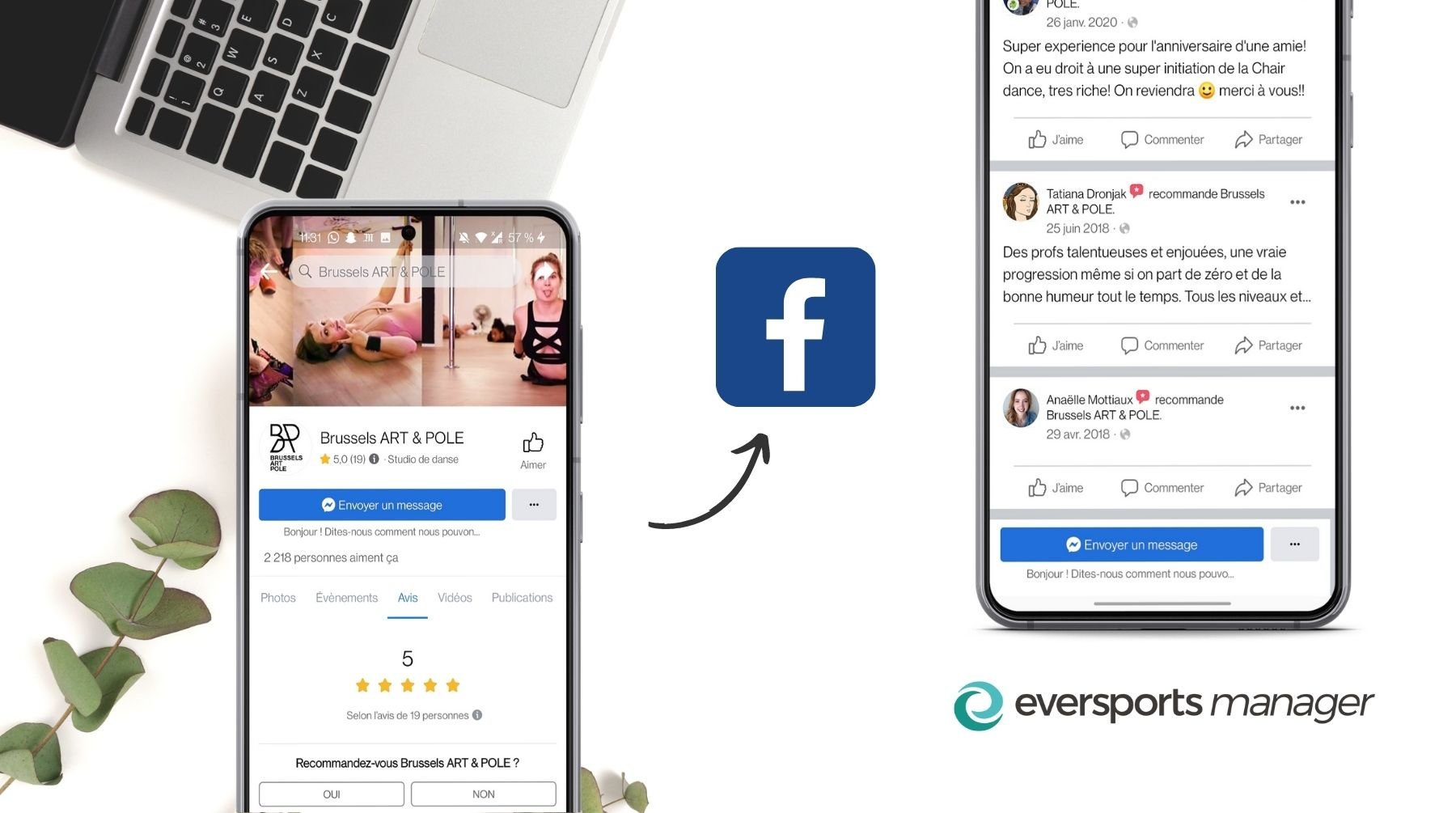 obtenir avis client studio sport eversports facebook