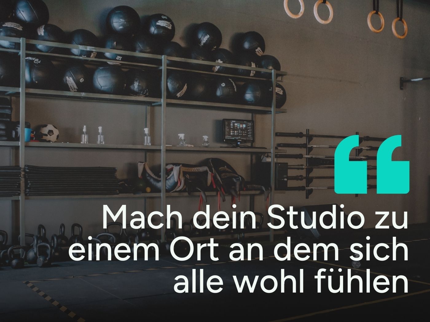 Zitat Studio als Wohlfühlort