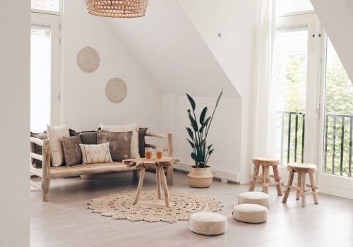 Het interieur van Yoga Studio Kokos