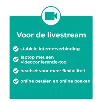 Voor de livestream